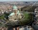 Luchtfoto van de basiliek van Koekelberg