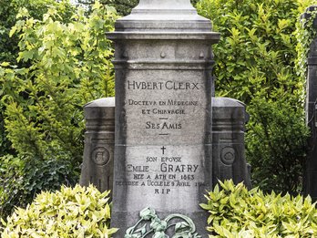 Graf van Hubert Clerx op de begraafplaats van Dieweg © A. de Ville de Goyet urban.brussels