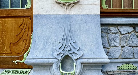 Detail gevel Maison Roosenboom © Admirable Façades