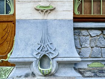 Detail gevel Maison Roosenboom © Admirable Façades