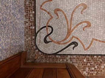 Detail vloer Maison Roosenboom © urban.brussels