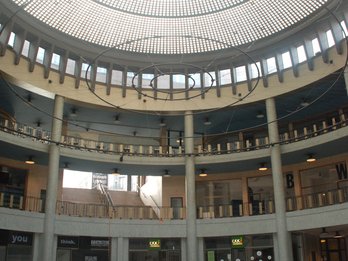 Grote koepel van de Ravensteingalerij