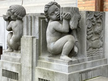 Detail Gemeentehuis van Vorst