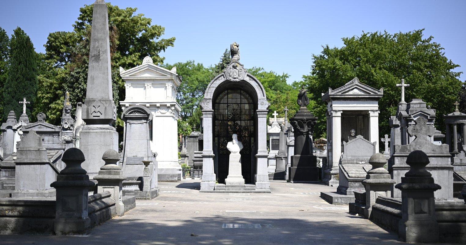 Grafmonument Emile Bockstael op het kerkhof van Laken © Korei Guided Tours