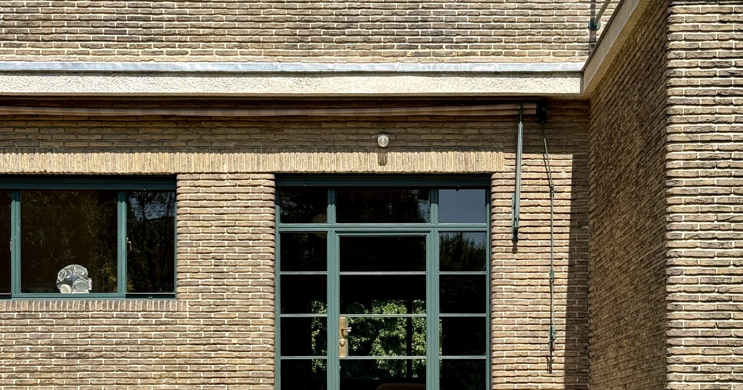 Détail de la façade arrière de La Nouvelle Maison (1938), Henry Van de Velde à Tervuren © Eva Lo