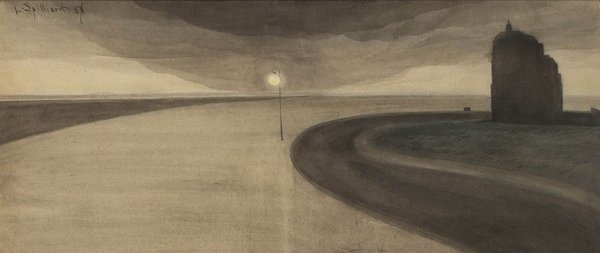 Léon Spilliaert, Digue (detail), 1907