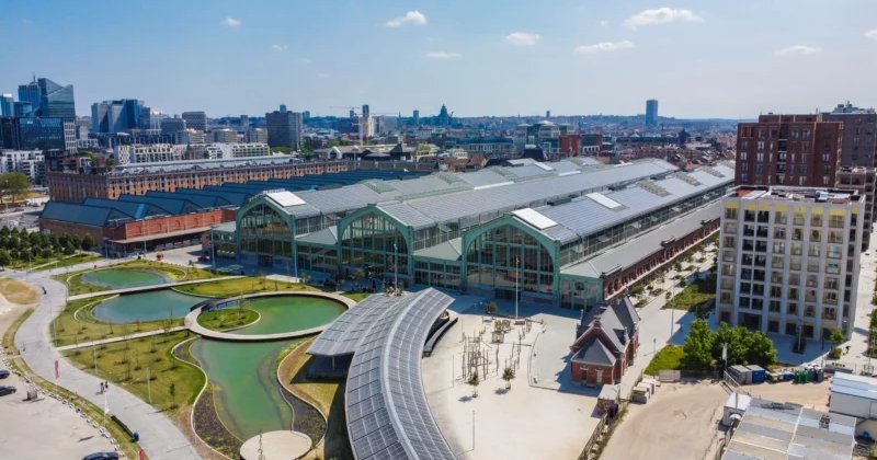 Photo aérienne Gare Maritime © Nextensa