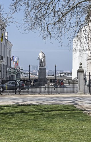 Standbeeld Belliard bij het Warandepark, Guillaume Geefs A. de Ville de Goyet © urban.brussels