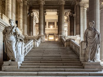 Trappen Paleis van Justitie © Jean-Michel Byl visit.brussels