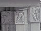 Detail ingang gemeentehuis van Vorst