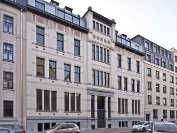 Gevel Brugmannkliniek in Elsene