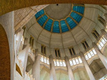 Interieur van de basiliek van Koekelberg