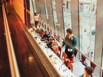 Interieur BRONKS tijdens ImportExport-festival